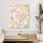 Ombre abstraite, visages de foules sur toile-90920039