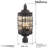 Puccio Stained Glass Lantern Head Post Lantern-1625149124