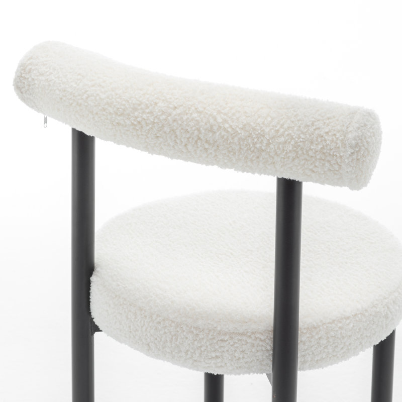 Chaise rembourrée Contemporary Chic, Blanc, 1