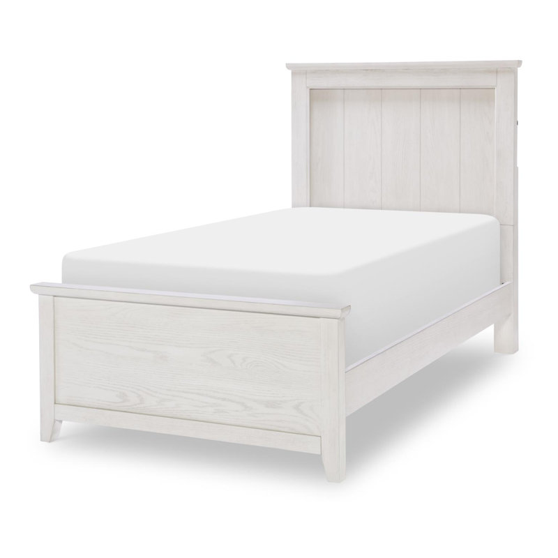 August Complete Panel Bed With LED Light, Twin