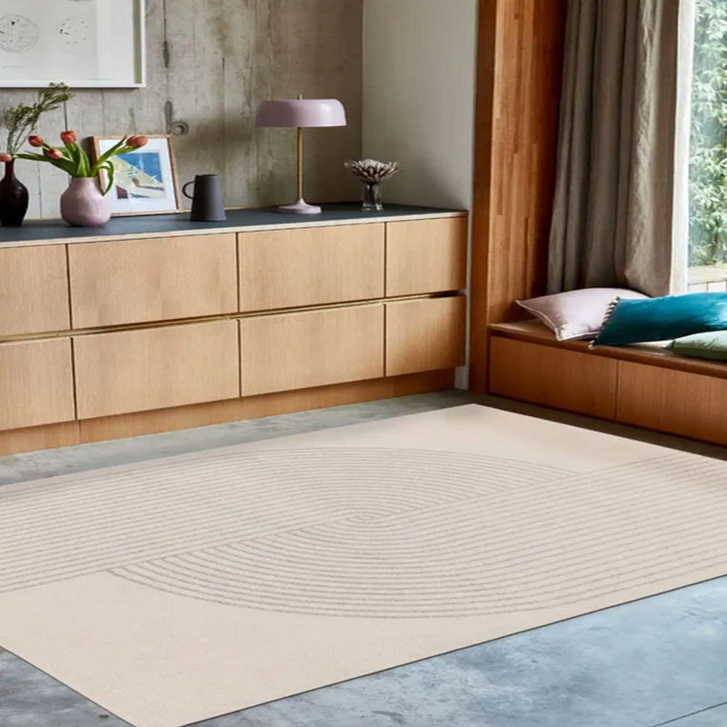 Arch Abstract Modern Easy To Clean Rug For Living Room Bedroom And Dining Room, Chenille/Cotton, Rectangle 80 x 150cm