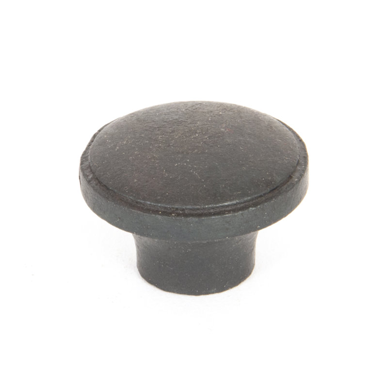 Ribbed 32mm Diameter Mushroom Knob, Beeswax