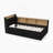 Day Bed With Storage Headboard And Wireless Charging, Daybed With Two Storage Drawers, LED Light-444625137