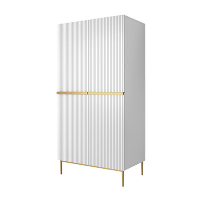 Alhowra 2 Door Manufactured Wood Wardrobe