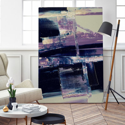 " Violet Fusion I " Acrylic Painting