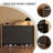 59.06" Brown and Black Solid wood Maple Shoe Storage