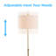 Lampe sur pied 65 "Claude