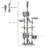 .5-102.5 Inch Height Adjustable Cat Tree
