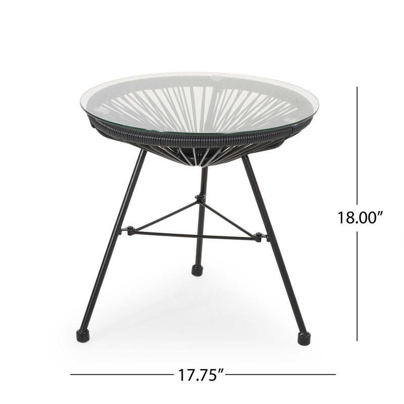 Table d'appoint NUSA, Noir
