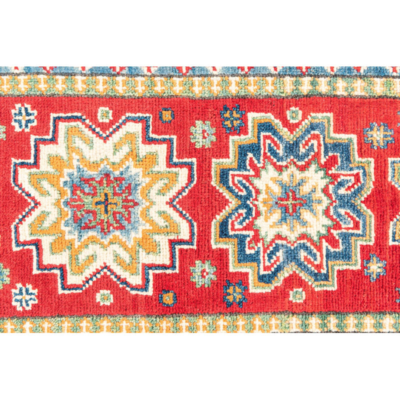 Runner Nero Red Rug