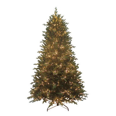 Lighted Artificial Fir Christmas Tree