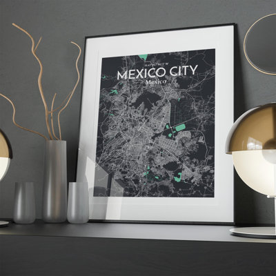 «Mexico City Map», impression