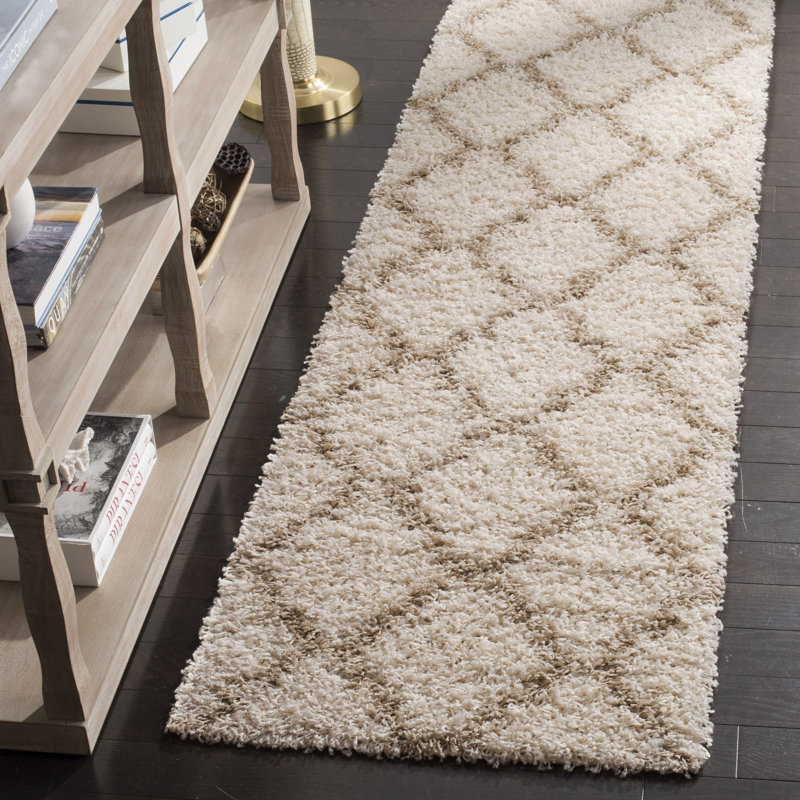 Tapis à poils longs Alonnah Sgd-Dallas, Tapis de couloir 2 pi 3 po x 6 pi