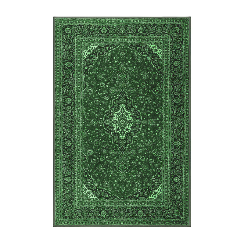 Jevgenia Performance Oriental Indoor Rug, Rectangle 7' x 10'