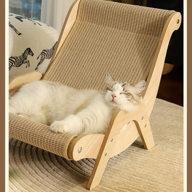 Fairela - Méridienne en chanvre avec lit douillet pour chien et chat
