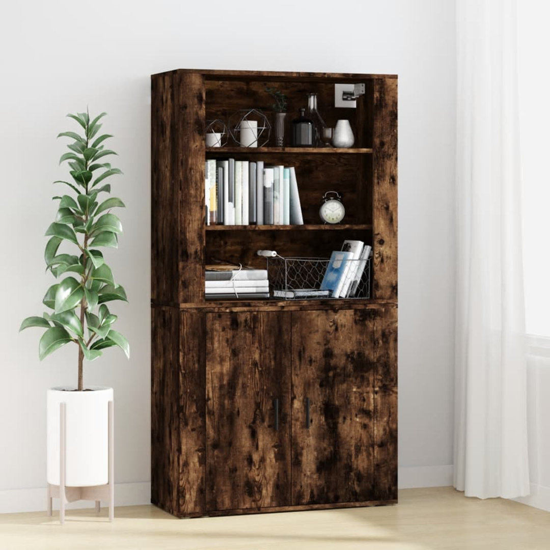 Highboard made of wood