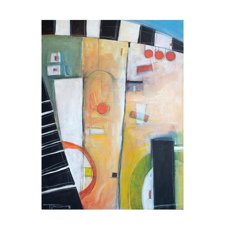 Œuvre sur toile ,ologiaologia, Nyberg portail 2, H 14 po x l 19 po
