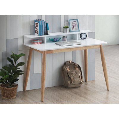 Lagena Mid-Century moderne en bois avec huche, parfaite pour le bureau personnel et les espaces d'étude