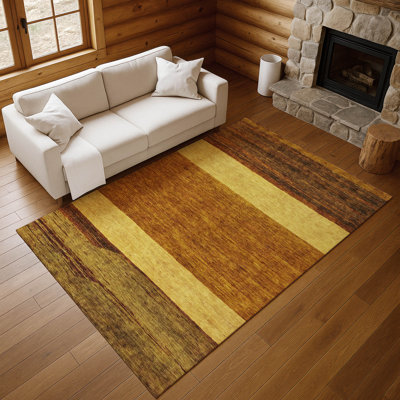 Premium Machine Washable Brennon AMF1624 Stripes Rug