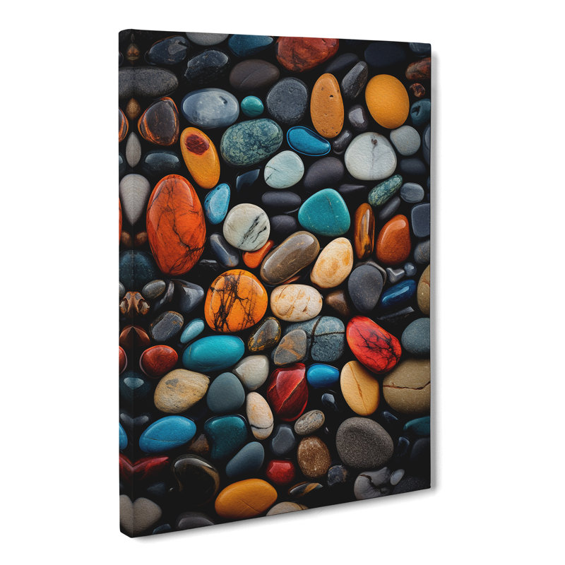 Pebbles Action No.3 - Print, 50cm H x 35cm W x 3cm D
