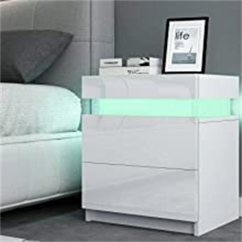 Coger 44.96cm W Manufactured Wood Bedside Table