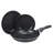 Symple Stuff Mekhag 3 Pieces Hard-Anodized Aluminum Non Stick Cookware Set