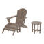 Chaise Adirondack en plastique avec repose-pieds Geoff-1546761442