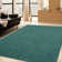 Modern Plush Solid Color Rug - Teal, Pet and Kids Friendly Rug. Made in USA, Rectangle, Area Rugs Great for kids, Pets, Event, Wedding 