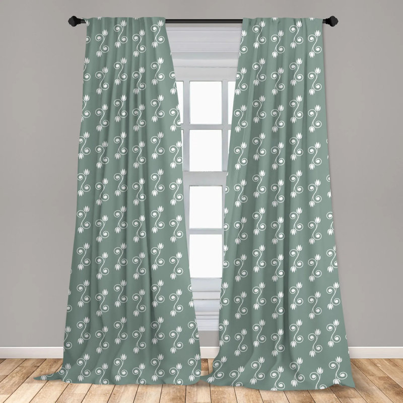 Ahriella Semi Sheer Curtain, Width 75 x Drop 175cm
