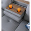 Canapé modulaire en similicuir 2 pièces Irine-83130869