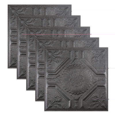 Great Lakes Tin Rochester Lay-In Ceiling Tile (Pack of 5)