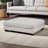 Liny Square Ottoman, 45 Inch Microfiber, Solid Wood-113581403