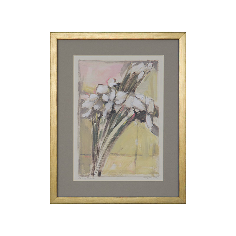 Printemps vert - peinture encadrée