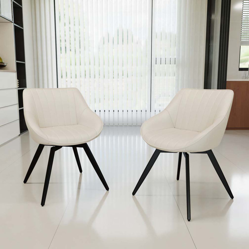 PU leather Dining Chairs, Beige