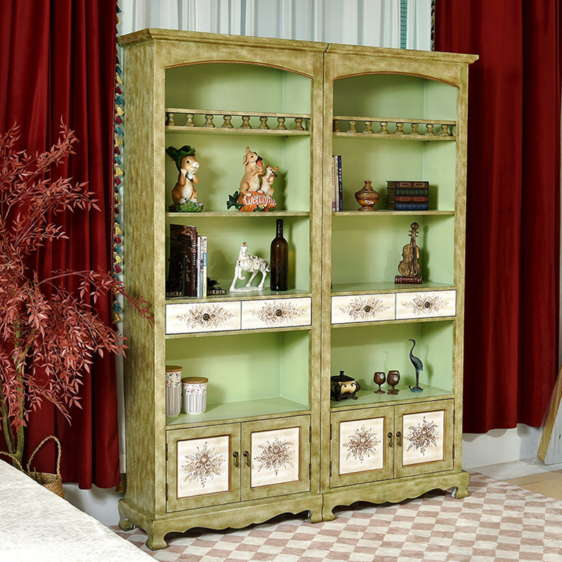 Bibliothèque de style champêtre
