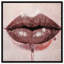 Lux Kiss Mauve Canvas Fashion Print by Oliver Gal-510312076-510473237