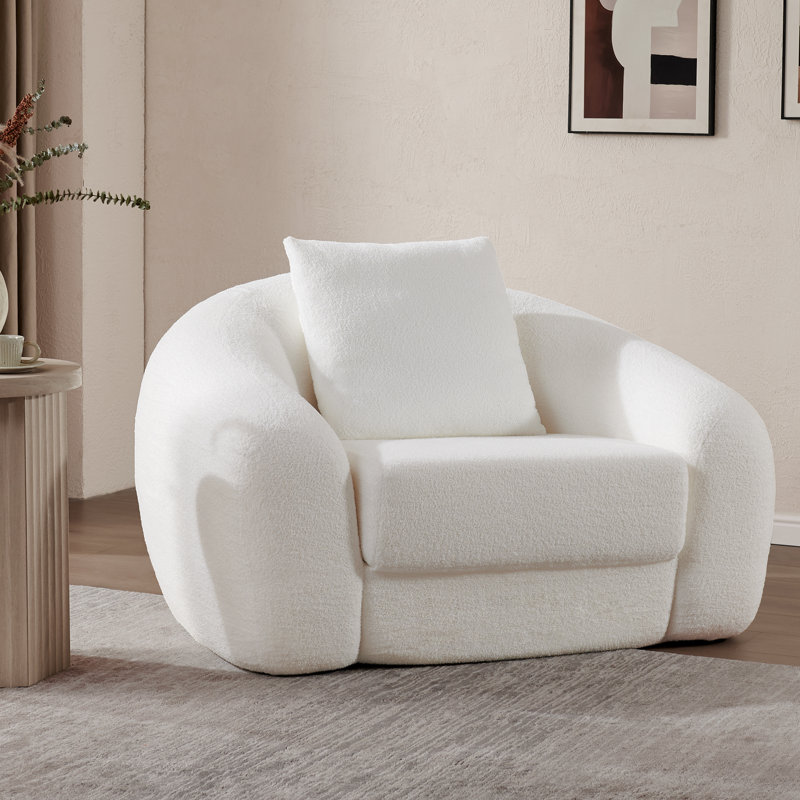 Canapé Econest résistant aux taches (sans assemblage), Blanc
