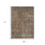 Tapis intérieur / extérieur 9 pi x 12 pi brun et beige lavable