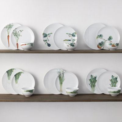 Noritake Kyoka Shunsai 18-piece Dinnerware Set, Service For 6 In White