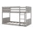 Twin Over Twin Floor Bunk Bed-393502640