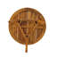 Table d'appoint ronde en acacia