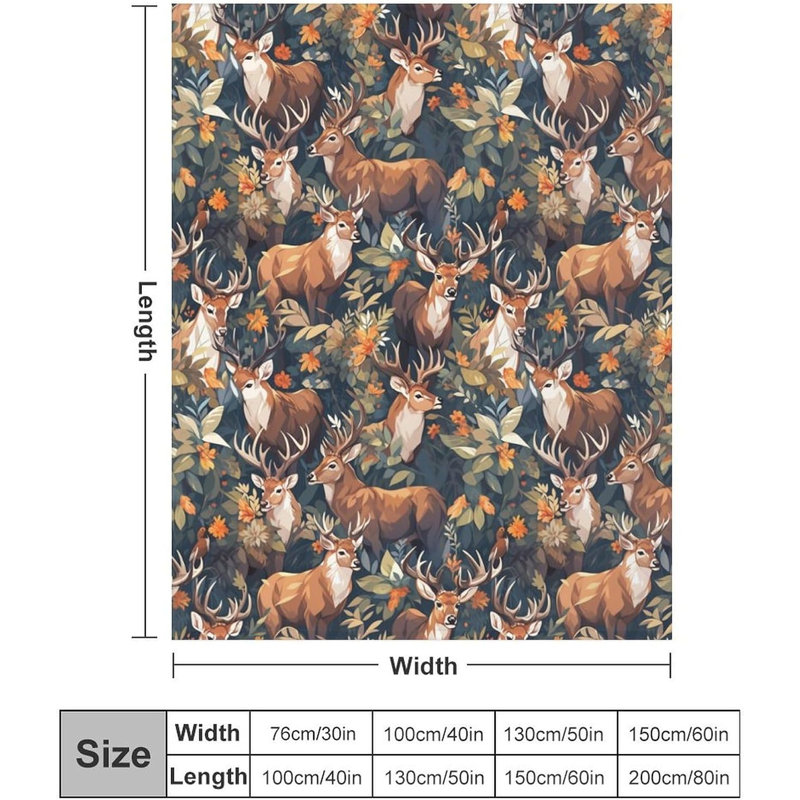 Deer Blanket, 30 x 40 in