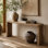 72 " W Solid Wood Top Console Table