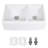 33'' L Double Bowl Ceramic Kitchen Sink
