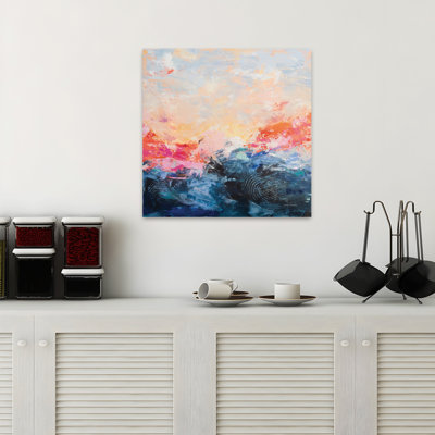 Ciel au matin, art abstrait contemporain