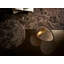Dusty Bronze 17" Wide Sculptural Metal Accent Table