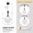 1-light Transparent Bubble Glass Restaurant Pendant