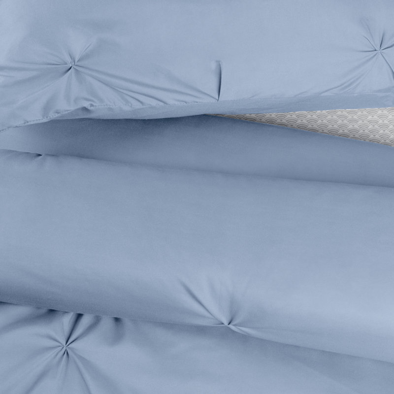 Full Black Microfiber Reversible Bed in a Bag Set