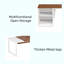 Bureau classeur en L de 55 po-368127634