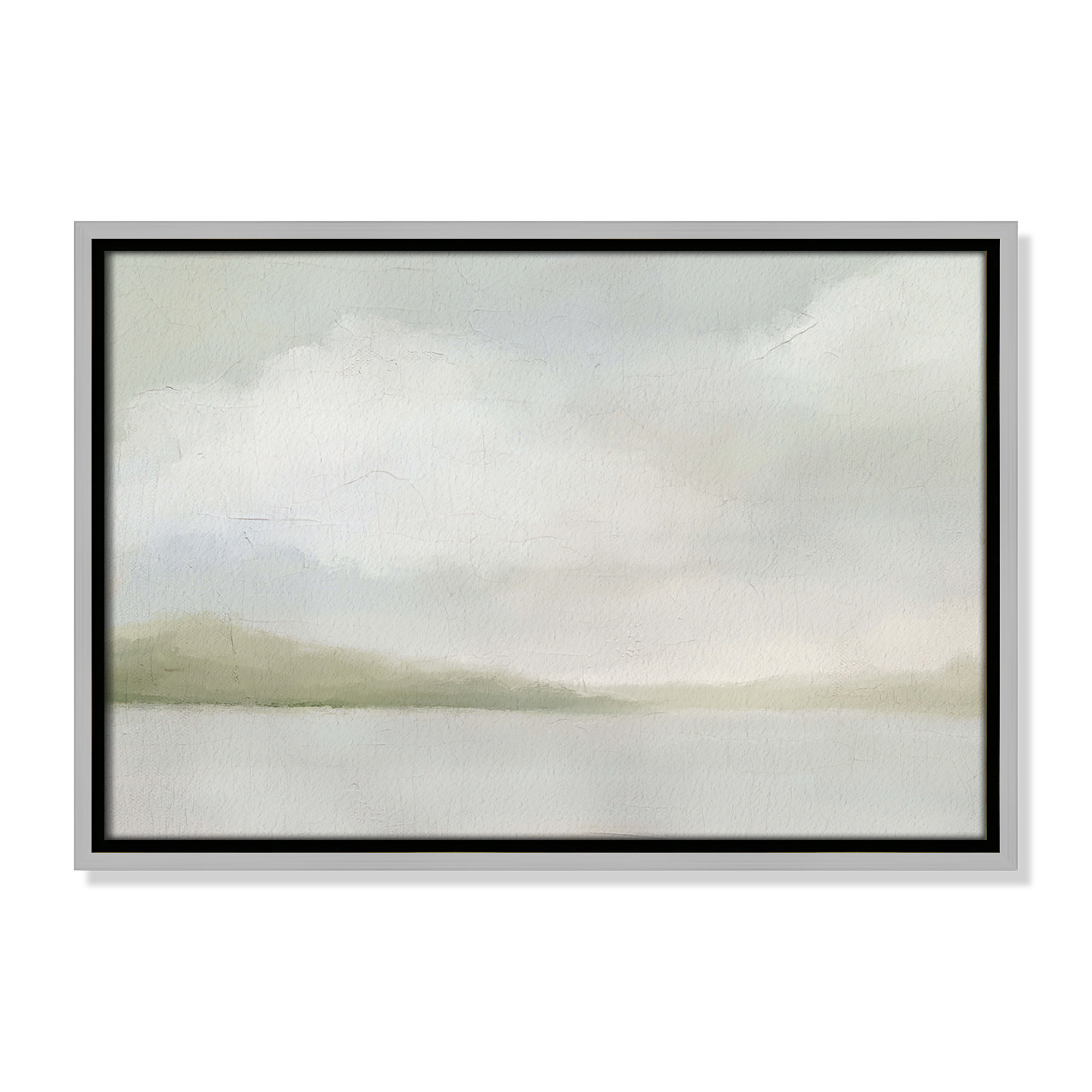 A Tranquil Morning, Silver, 13.5" H x 19.5" W